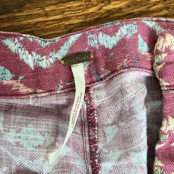 Free People Patterned Shorts - Picture 3 of 5